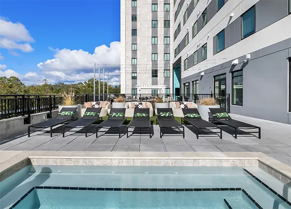 The perfect spot to chill alone or with classmates