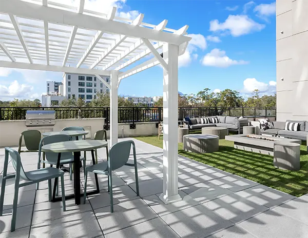 Chill around the fire with friends